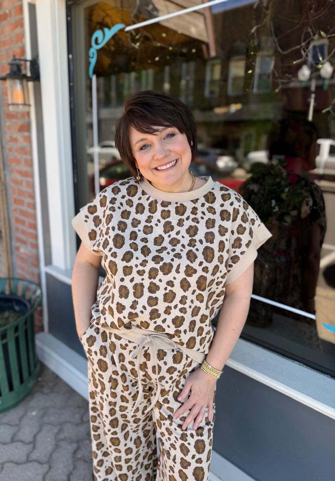 Leopard Short Sleeve Set