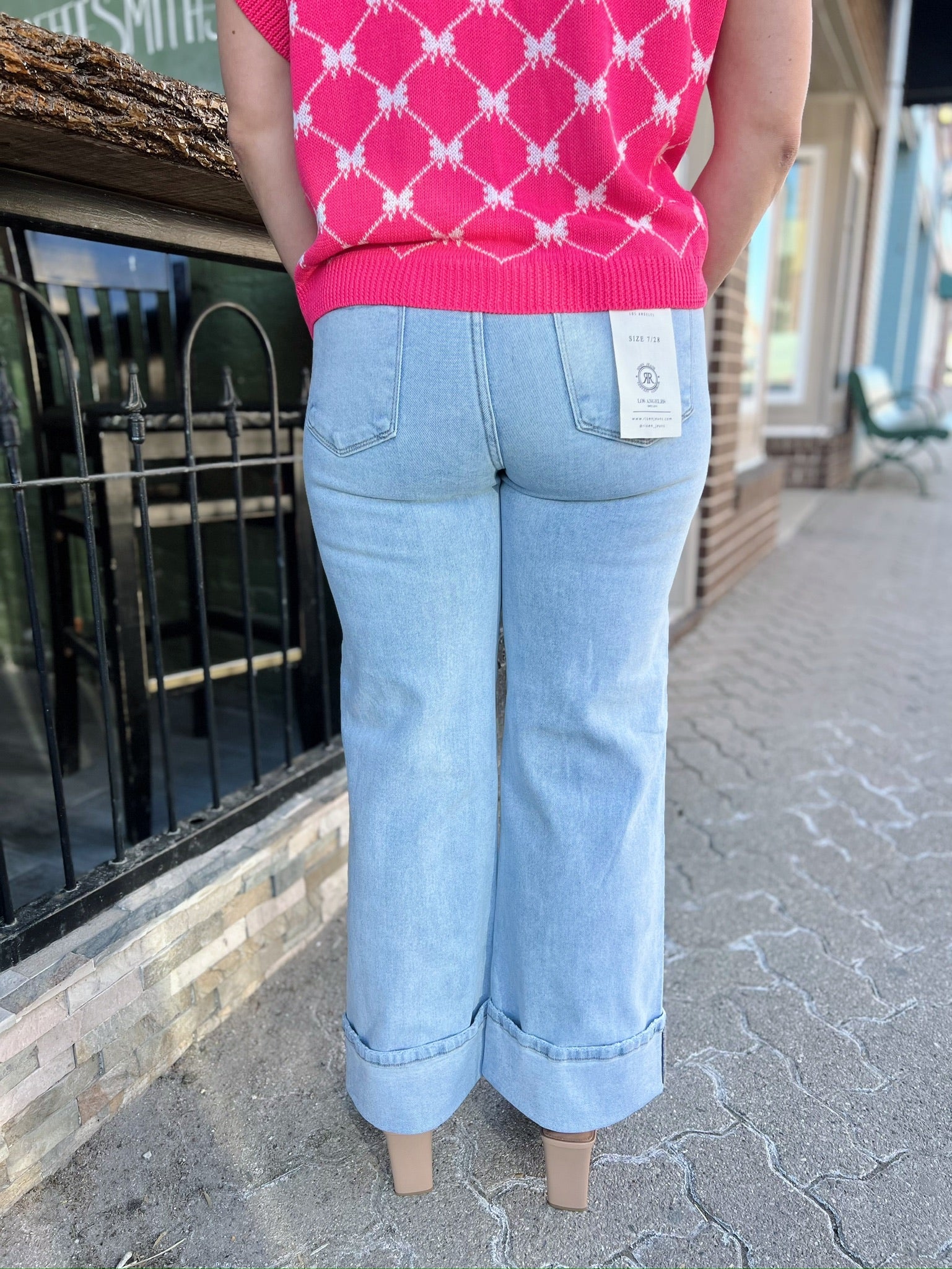 Blaire's TC High Rise Ankle Wide Cuff Jeans