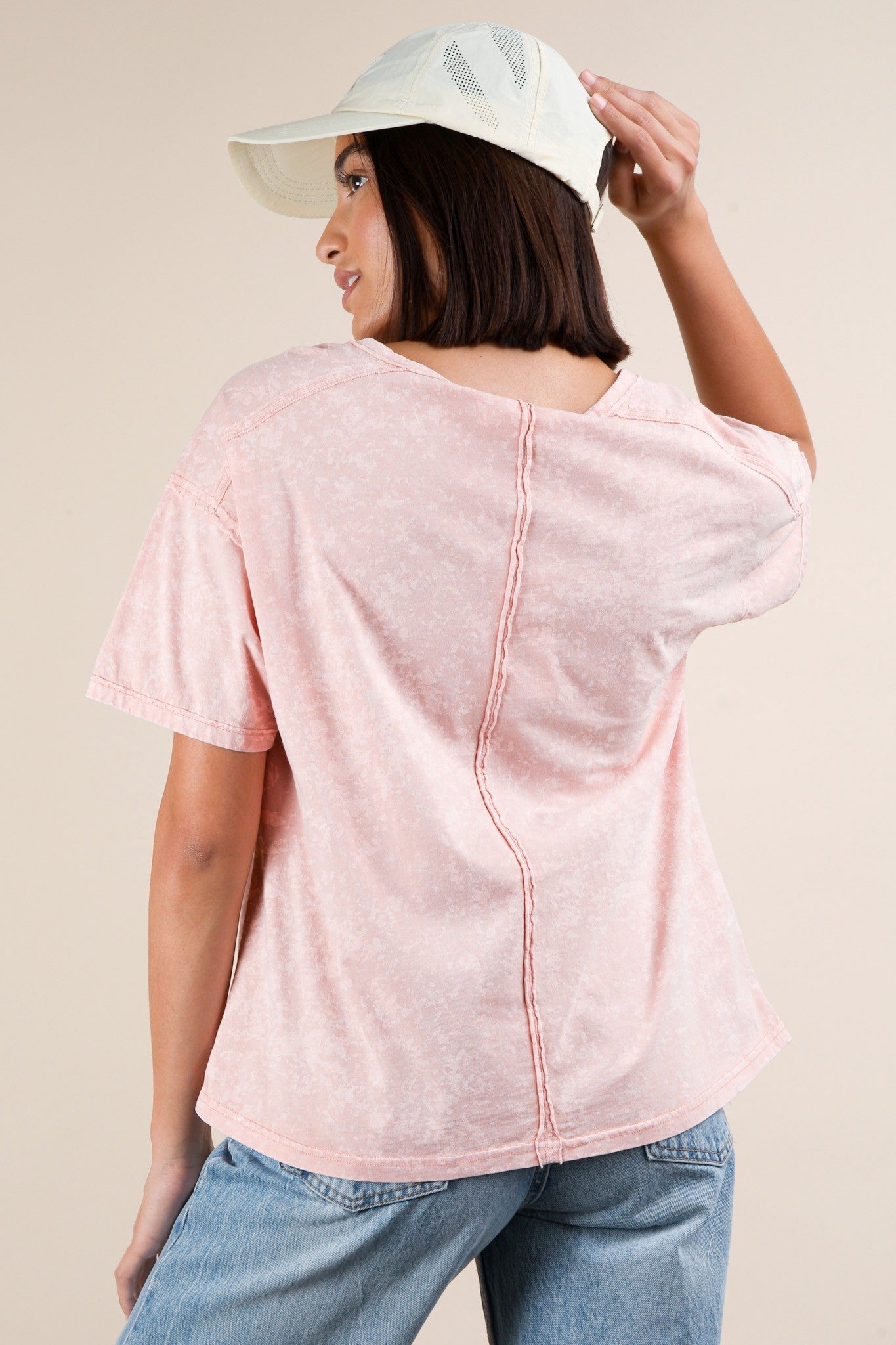 Mineral Wash Basic Pocket Tee
