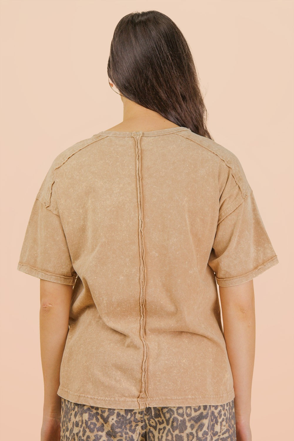 Mineral Wash Basic Pocket Tee