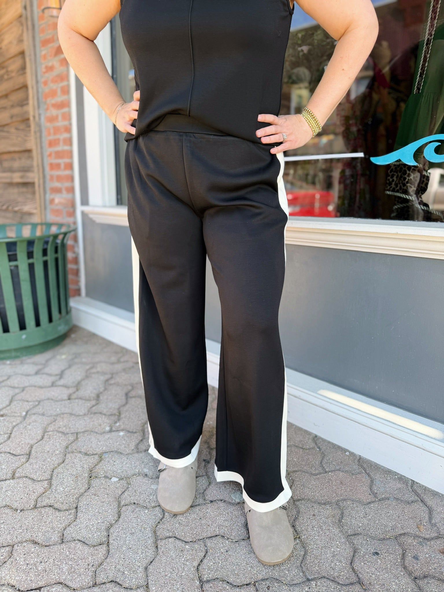 Modal Side Striped Detailed Pants