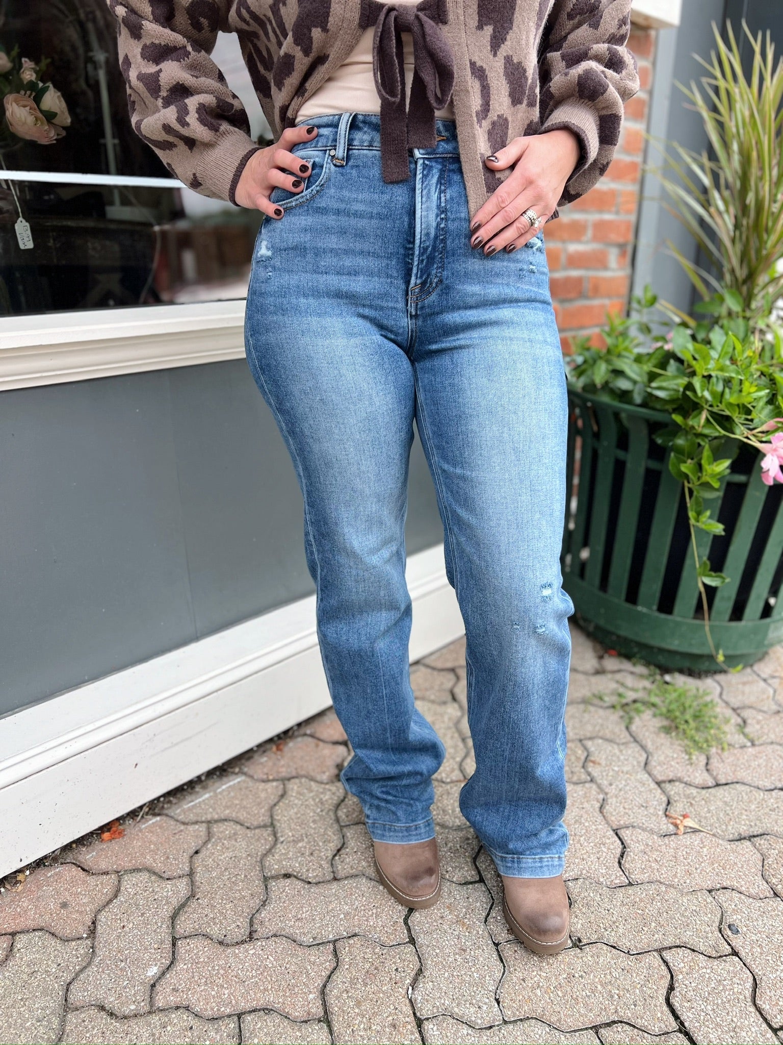 Ramsey's TC High Rise Straight Jeans