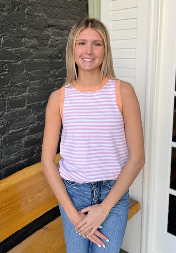 Sleeveless Crew Neck Knit Top