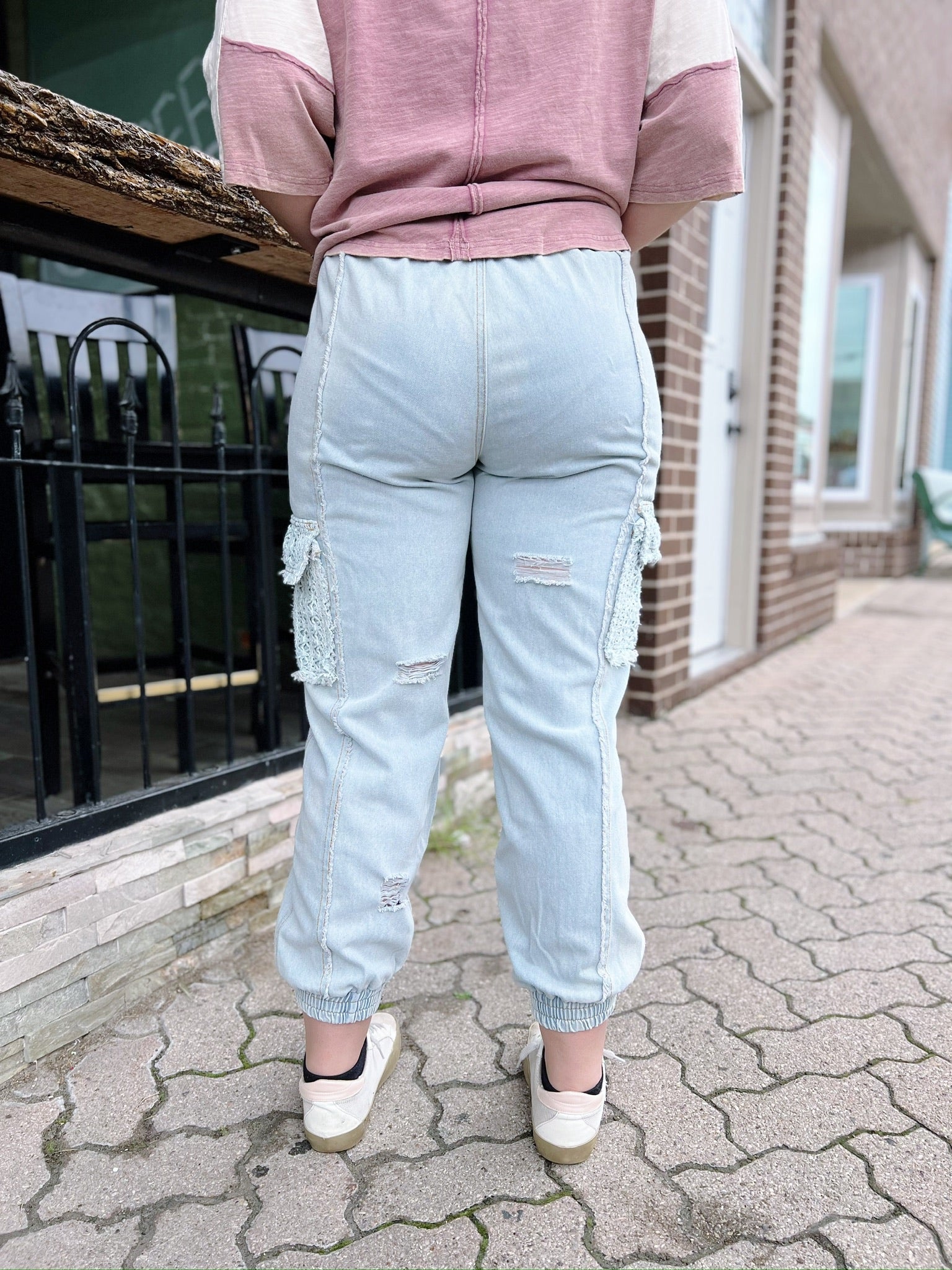 Crocheted Pocket Joggers
