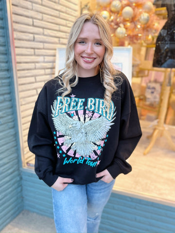 Free Bird World Tour Graphic Sweatshirt