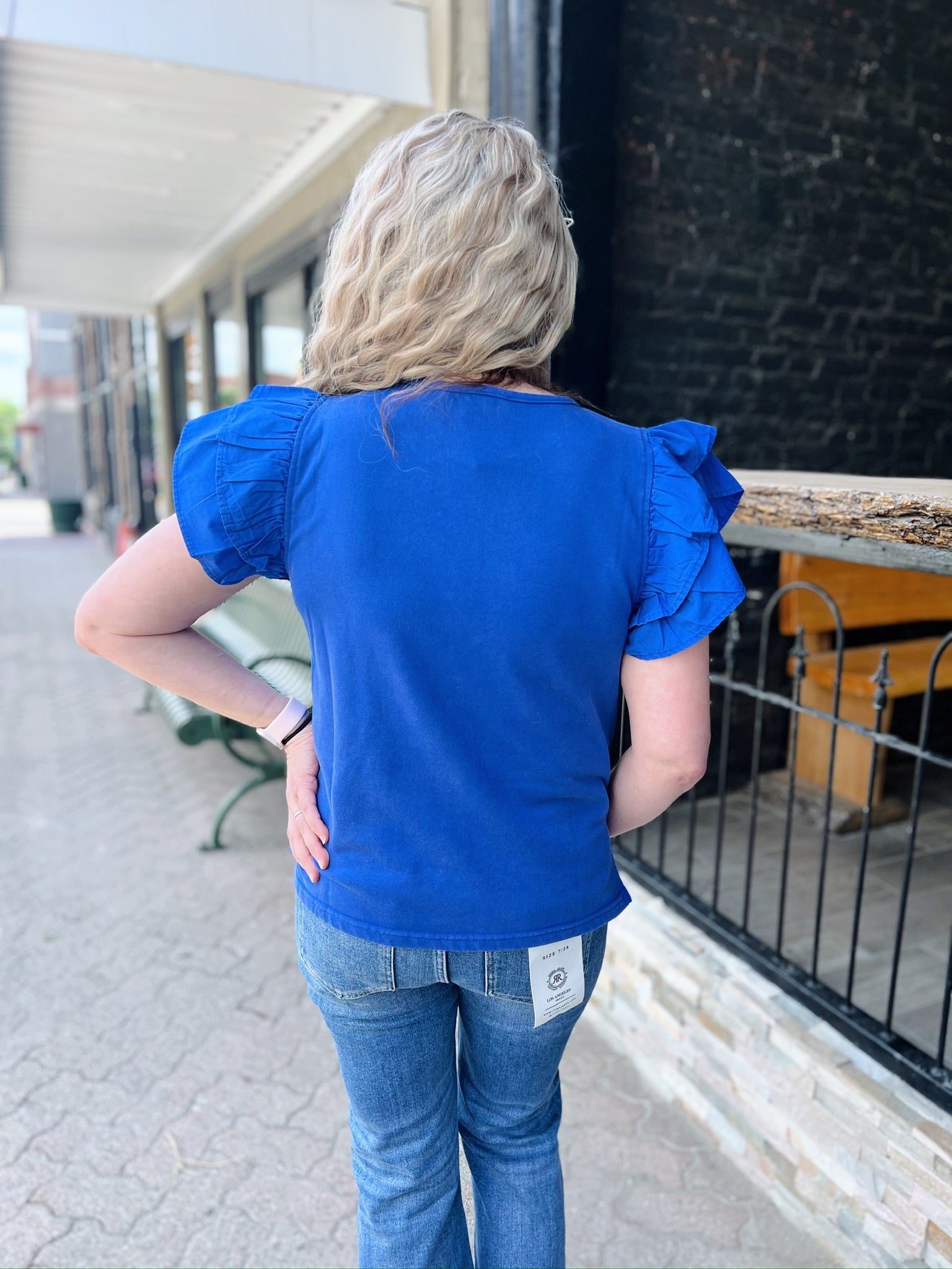 Solid Big Bow Top