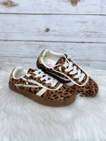 Wysteria Leopard Sneakers with Chain Details