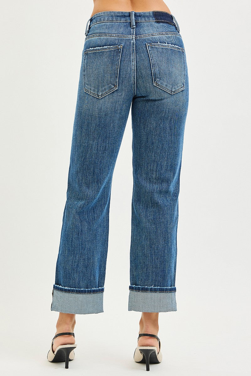 Roscoe's Slouchy Cuffed Hem Jeans