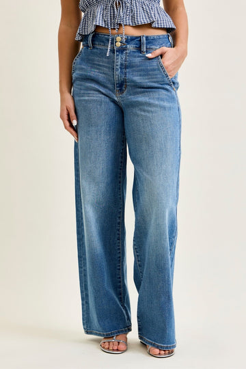 Adley's High Waisted Trouser Jeans