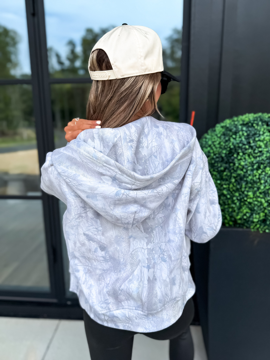 Gray Full Zip Camo Jacket