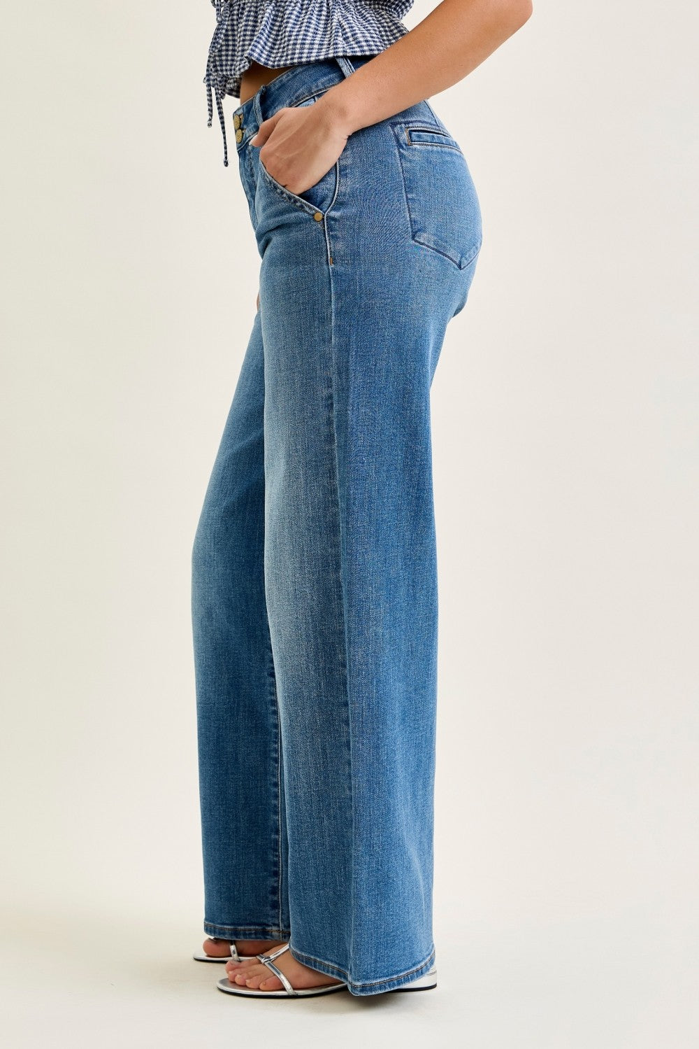 Adley's High Waisted Trouser Jeans