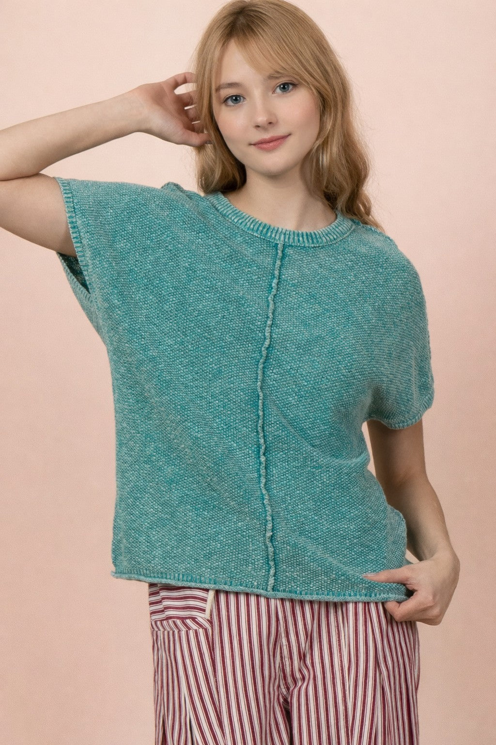 Curvy Out Seam Sleeveless top