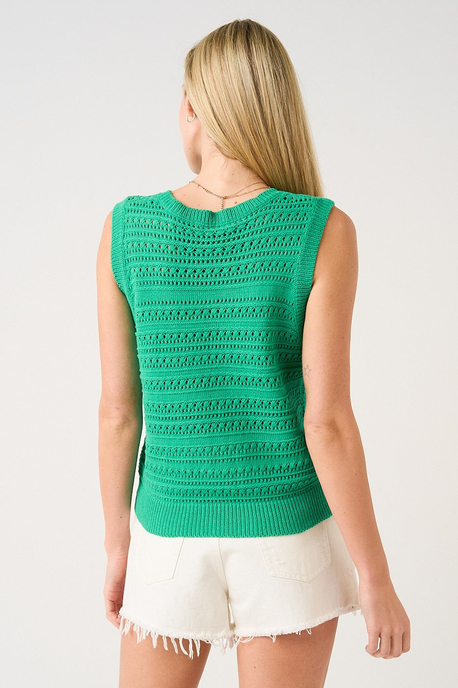 Knitted Sleeveless Top