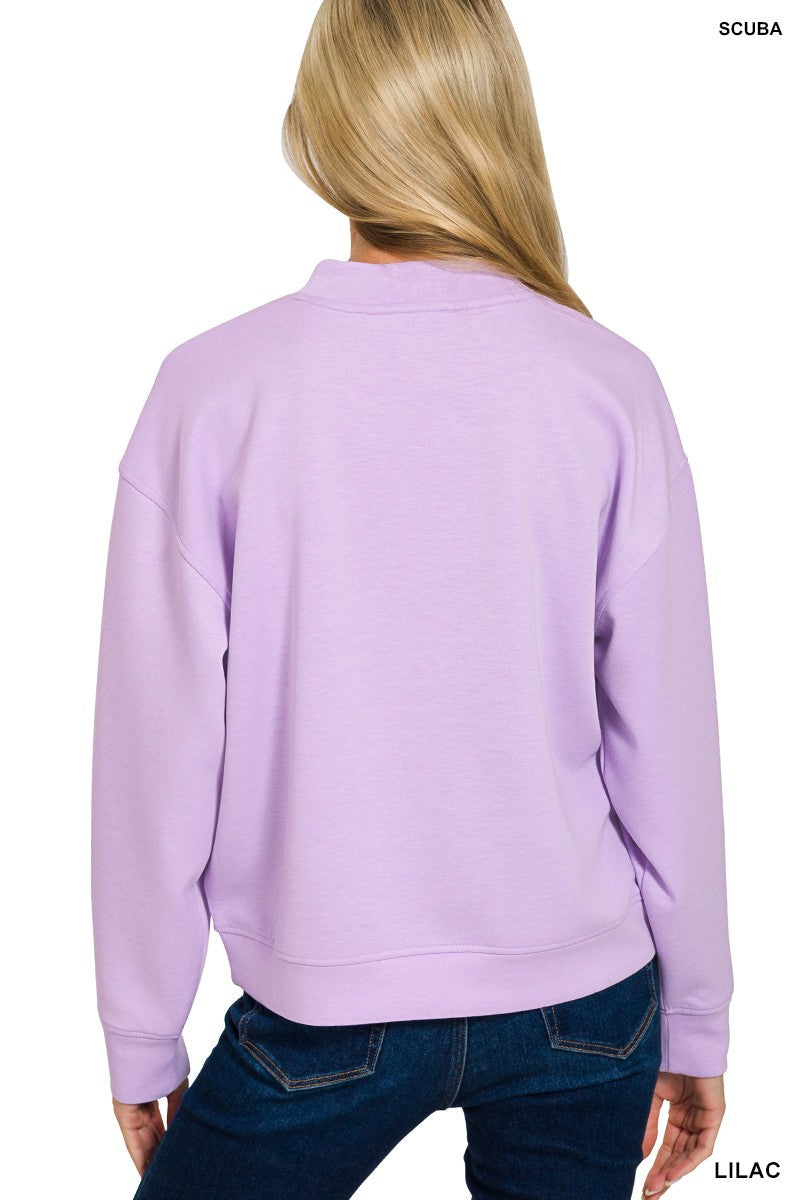 Scuba Mock Neck Pullover and Joggers Set