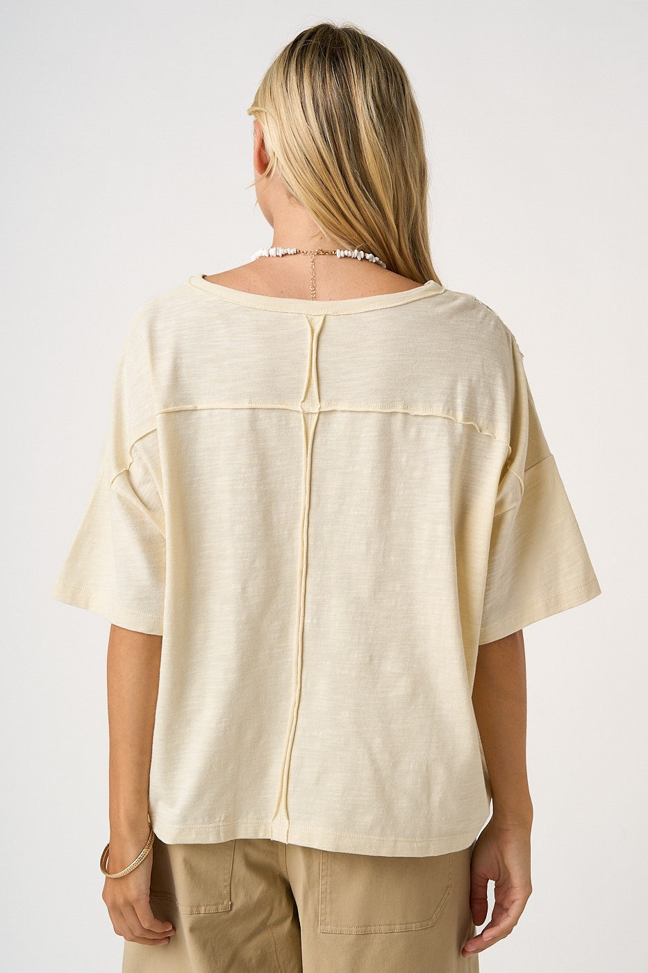 Ivory Patchwork Lace Shirt