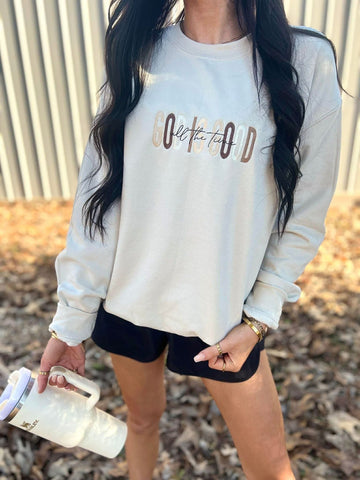God is Good All the Time Embroidered Crewneck