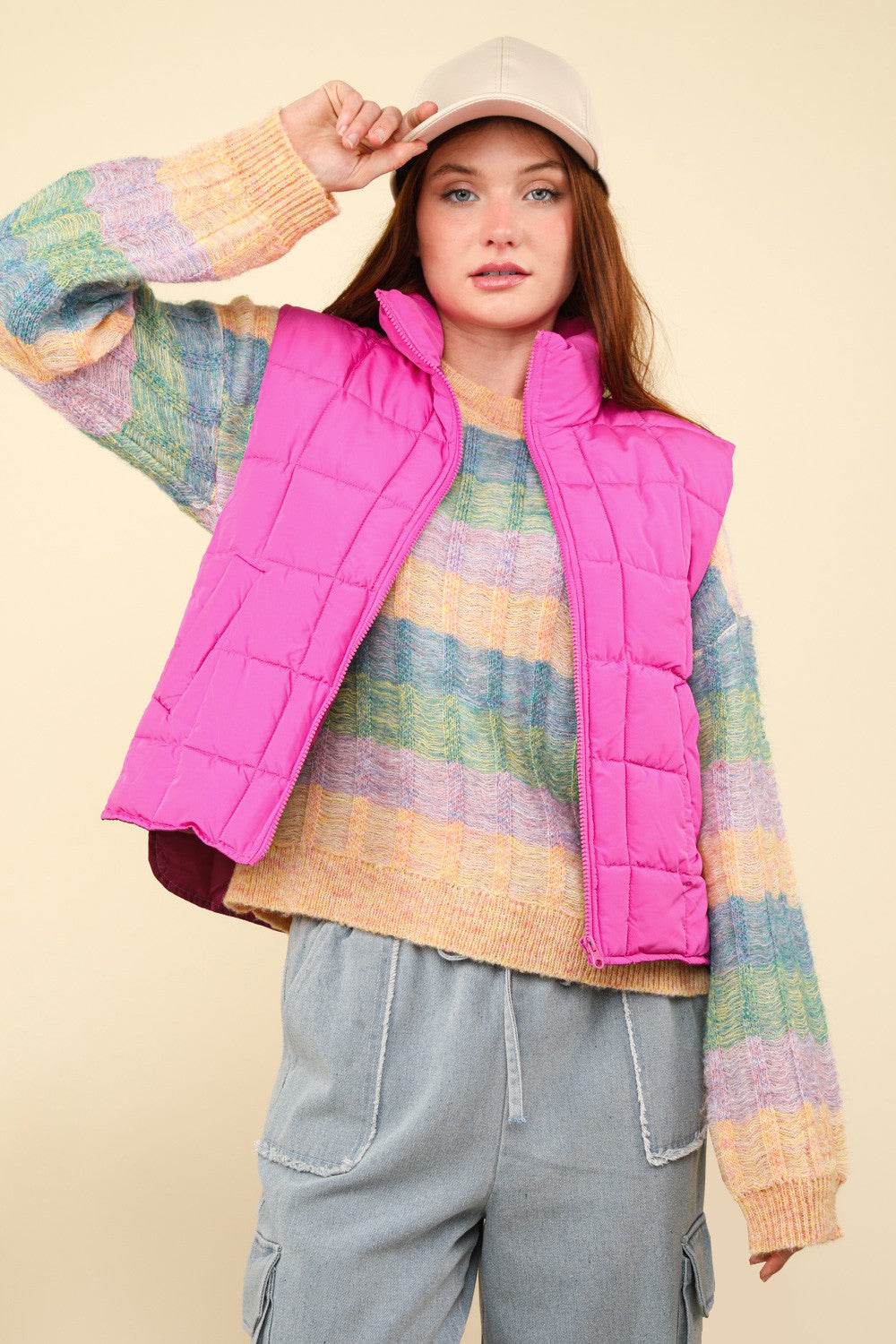 Basic Lightweight Quilted Vest