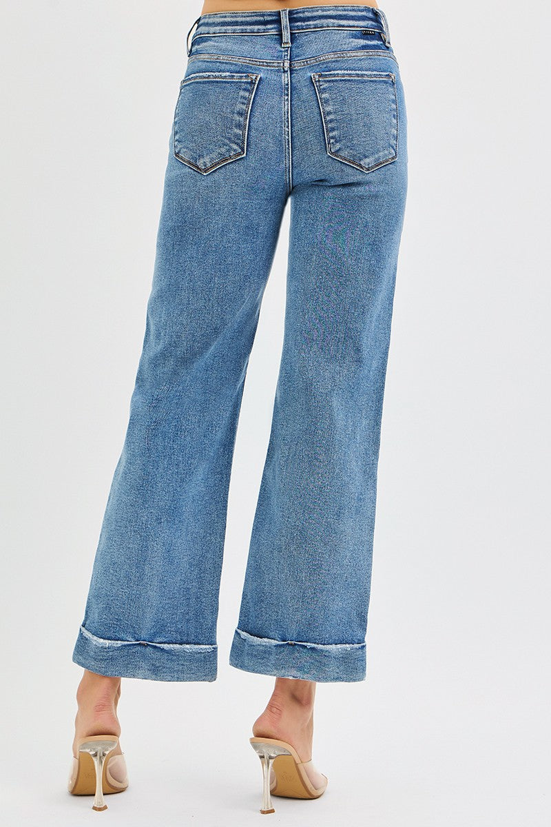 Curvy Caitlyn's Mid Rise Cuffed Jeans